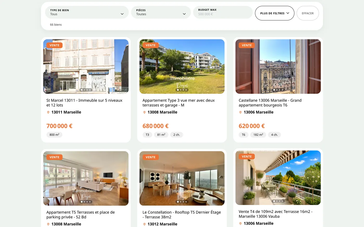Immobilière Pujol - Screenshot 2
