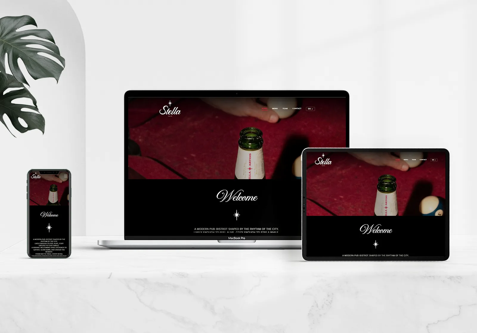 Stella Artois: A Trilingual Website for the Brand's New Brussels Pub