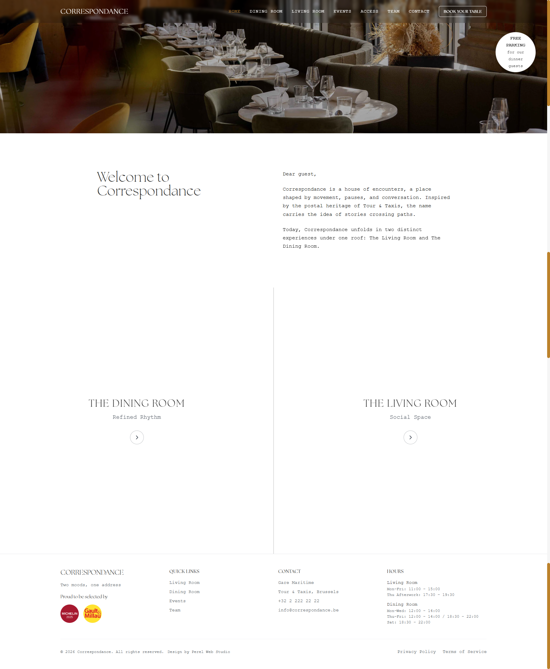 Correspondance Restaurant - Screenshot 2